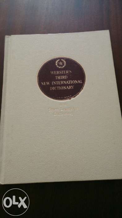Dicionário de 7 linguas Webster's Third New International