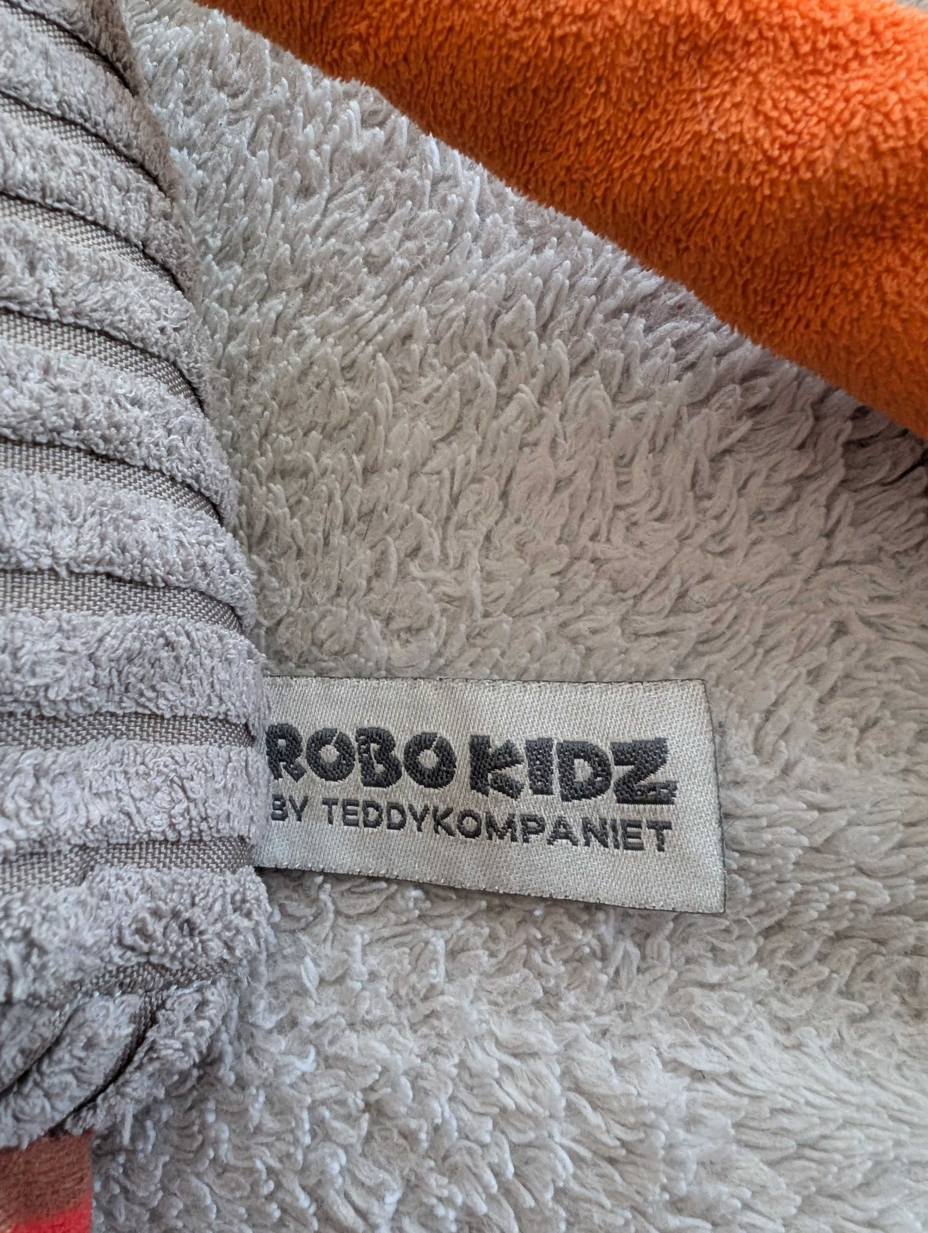 Duża szara kolorowa maskotka robot Robokidz by Teddykompaniet