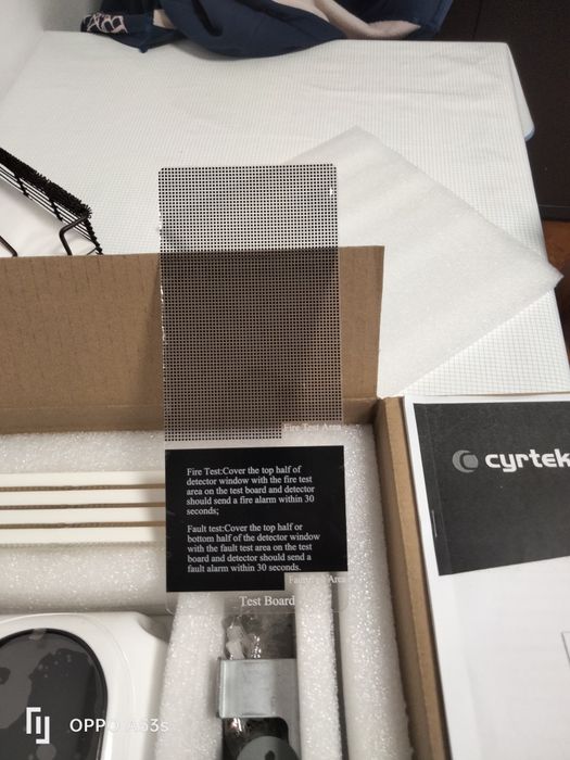 Barreira óptica de detecção de fumo