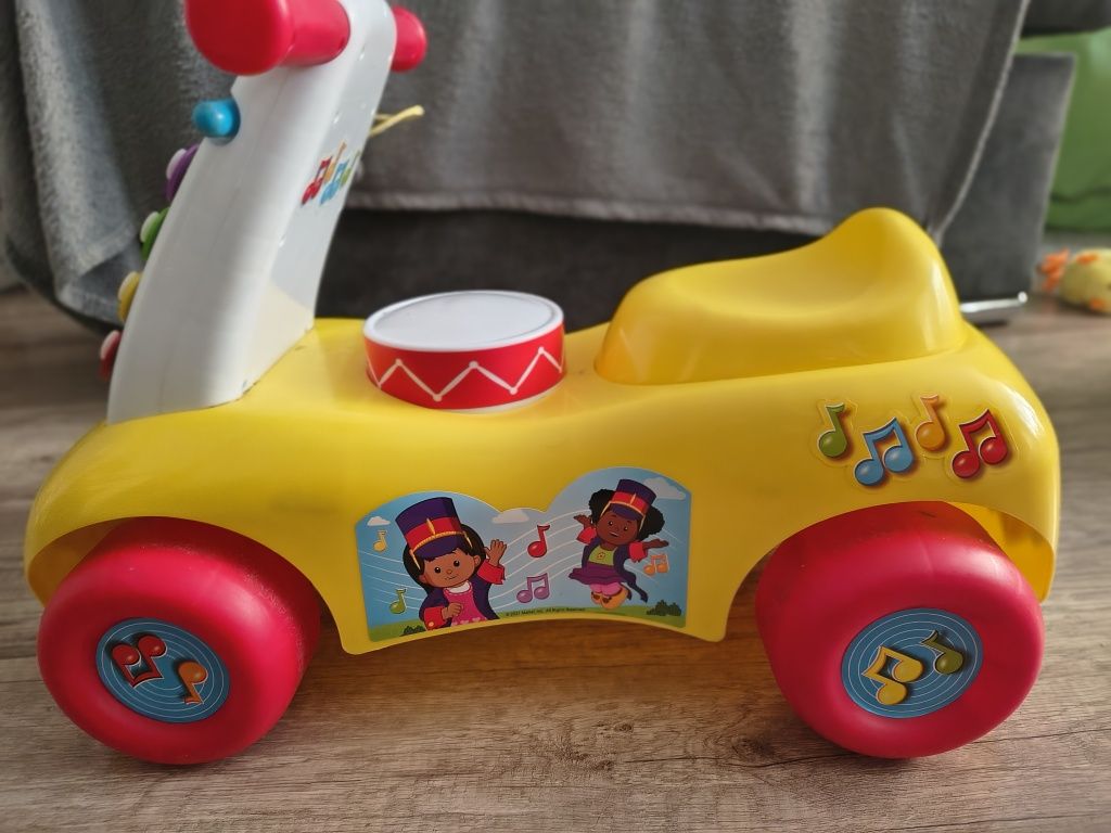 Jeździk z cymbałkami Fischer Price