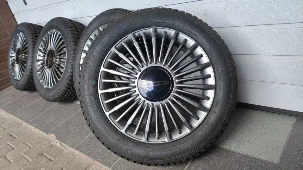 Koła FIAT 500E 16" 4x 98 opony zima 195/55/16 Fulda (OL1680)