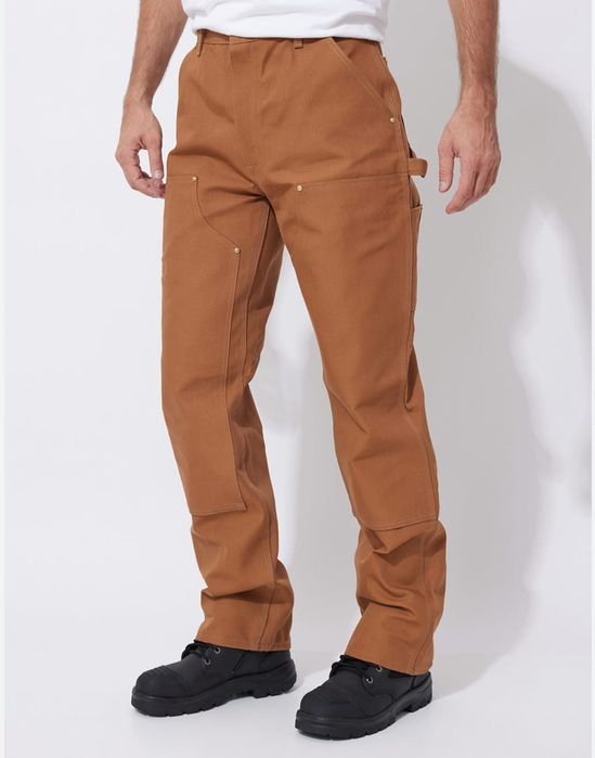 Spodnie Carhartt Firm Duck Double Front Work Brown