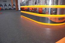 mata gumowa w rolce HARD COLOR do fitness, siłowni 10 mm
