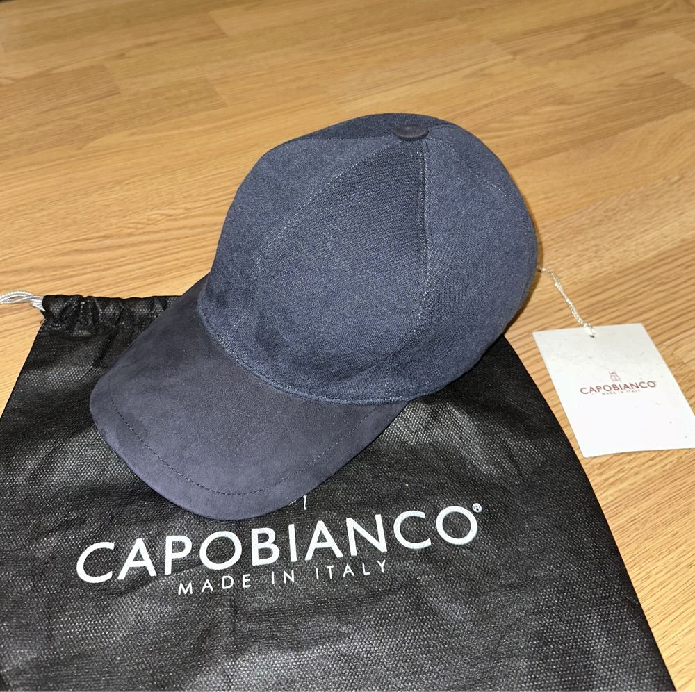 Кепка с замшей Capobianco