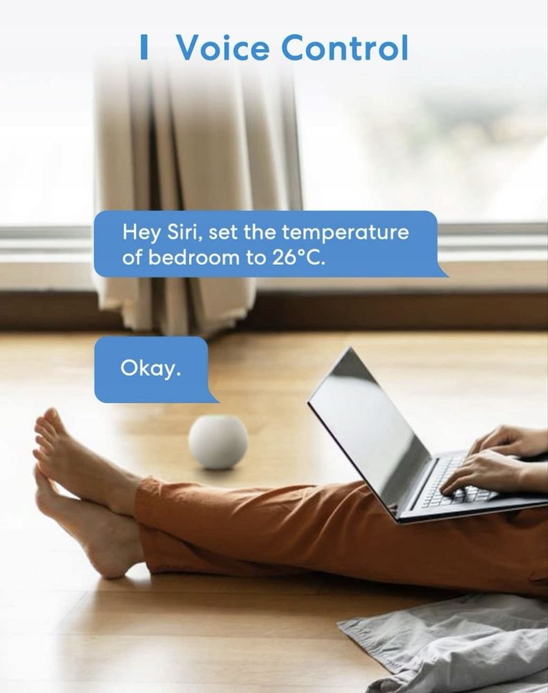Meross Termostat do bojlera Wi-Fi HomeKit MTS200BHK