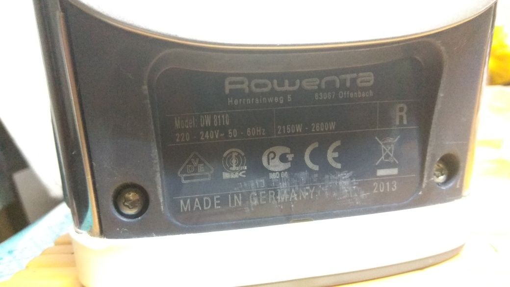 Rowenta promaster dw-8110 para reparar