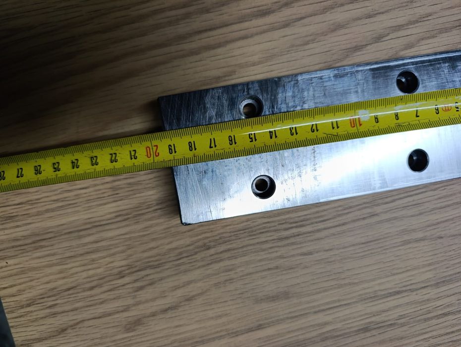 Wózek i prowadnica liniowa, oś Z CNC