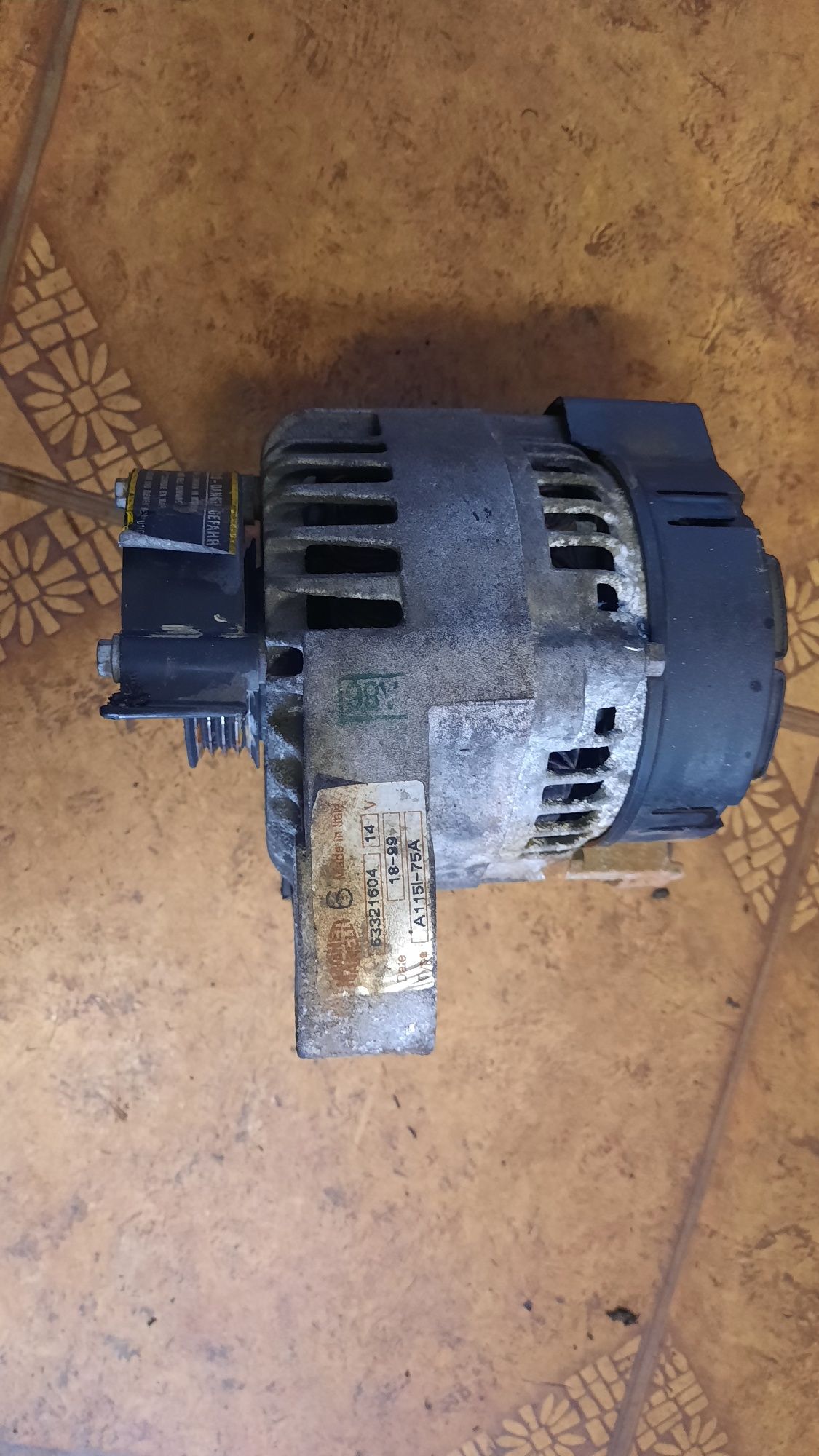 Alternator   Fiat Punto 1,2  1,1  633.216,04 A115. 75A
