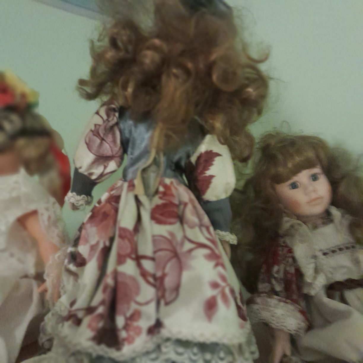 Lalki porcelanowe 2 szt w pakiceie