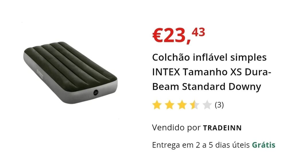 Saco de dormir colchao inflavel camping