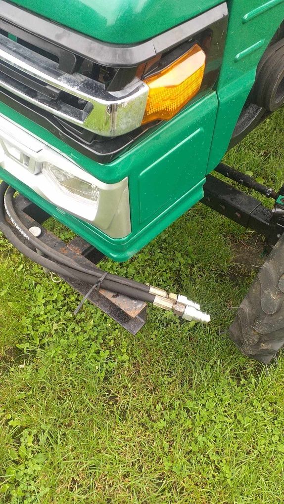 Ciągnik traktorek ogrodowy z przyczepką i gryzałką