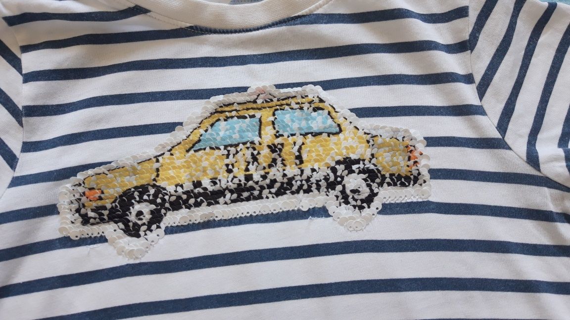 Koszula t-shirt H&M 104 zmieniająca policja taxi