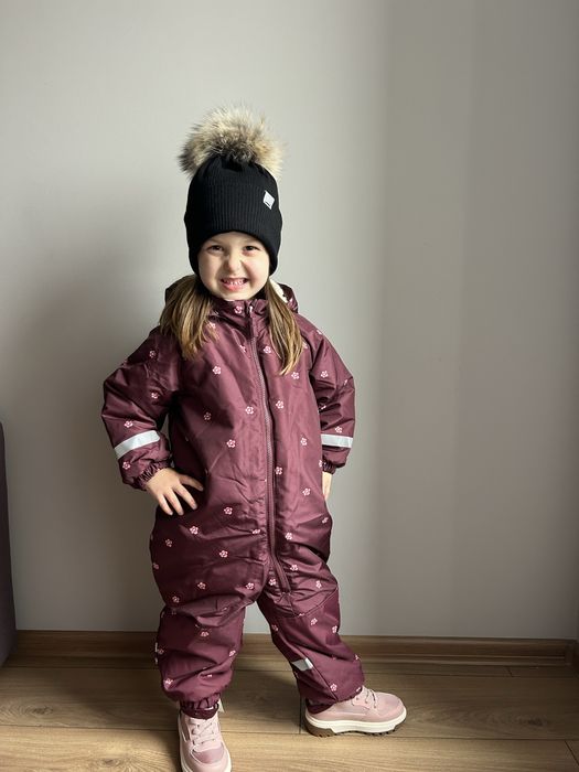 Зимовий комбінезон бордо  hm  74,80,86,92,98,104