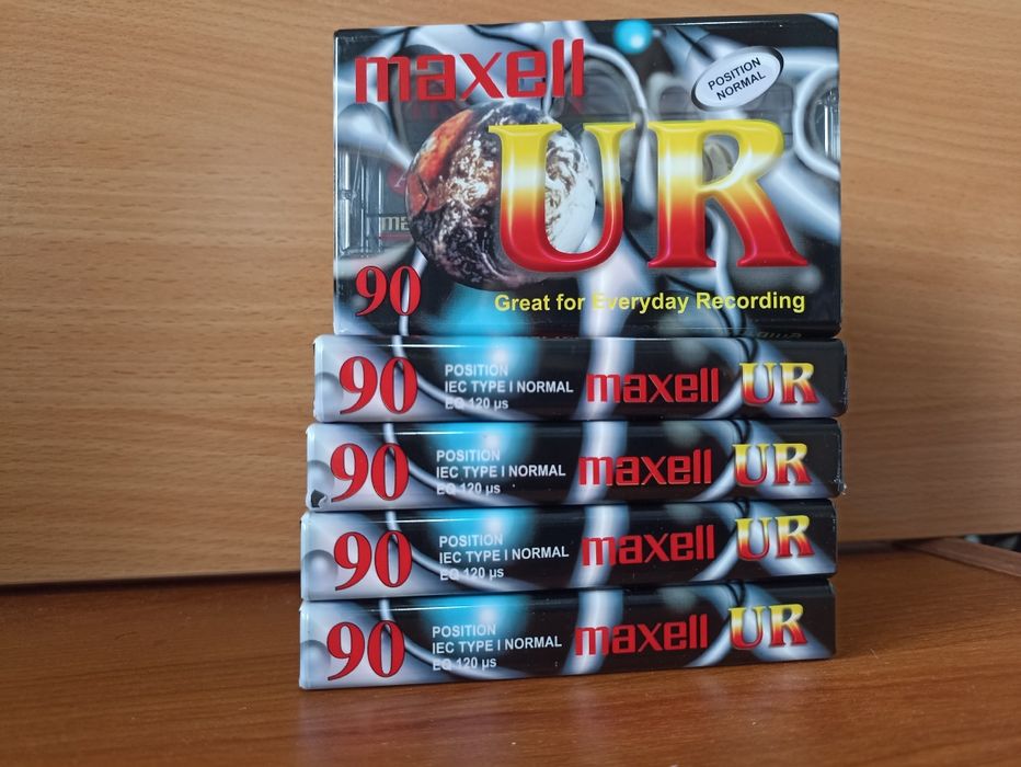 Cassetes Maxell UR 60, 90, 46 minutos