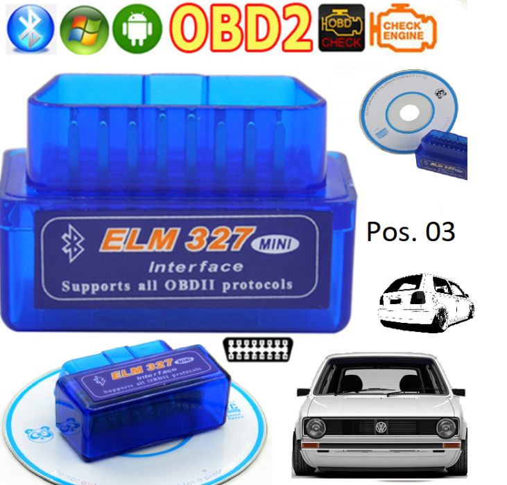 Máquina de Diagnóstico Profissional OBD Automóvel/Camião multi-marcas