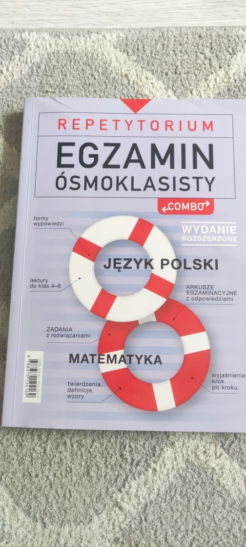 Repetytorium wraz z arkuszami Egzamin ósmoklasisty Język polski i Mate