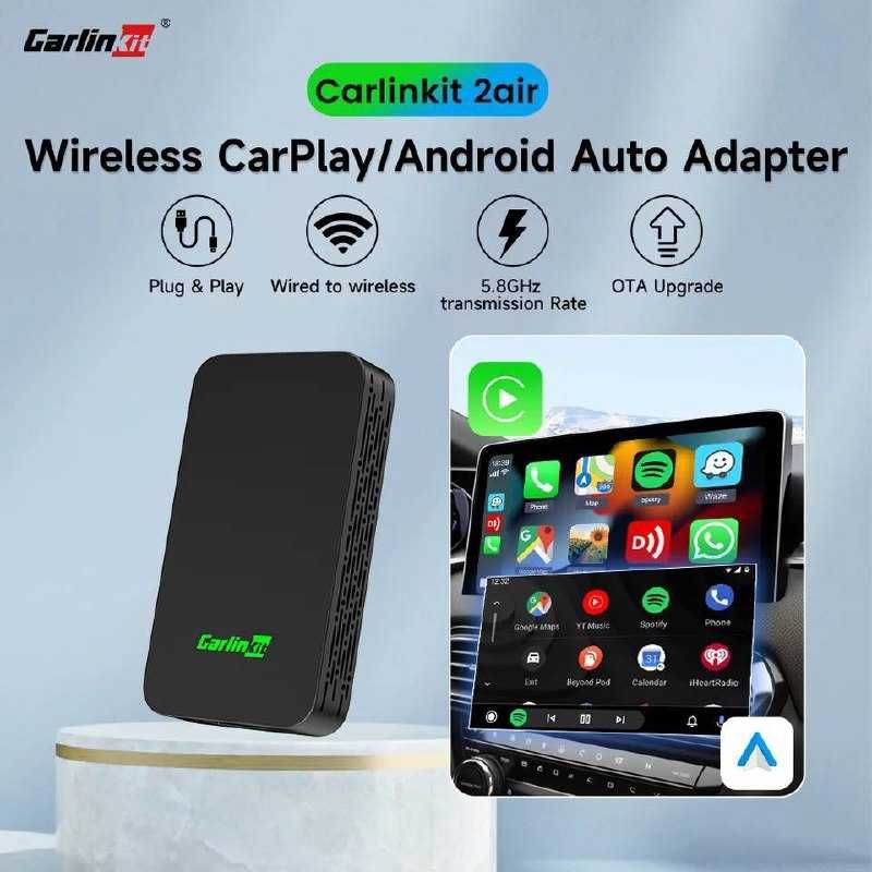CarlinKit 5.0 адаптер для беспроводного CarPlay & Android Auto YouTube