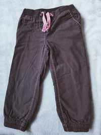 Ocieplane spodnie dla dziewczynki Lupilu r.86