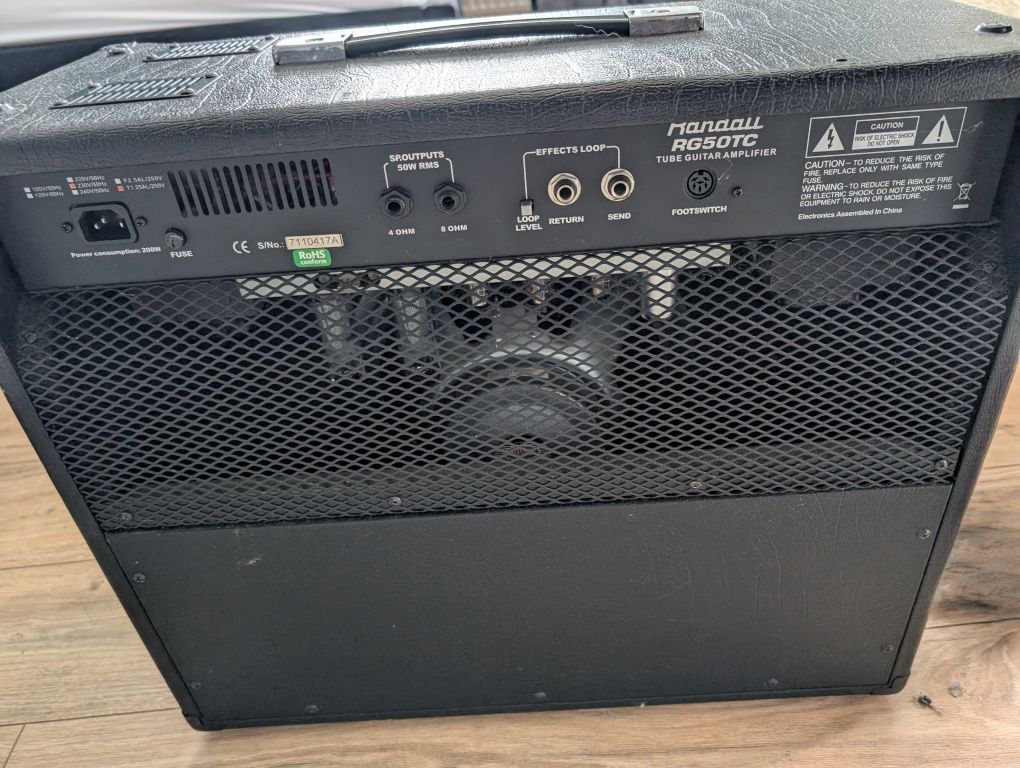Randall RG50TC – lampowy wzmacniacz gitarowy – bardzo dobry stan!
