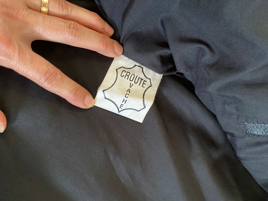 Blusão vintage anos  80 em pele