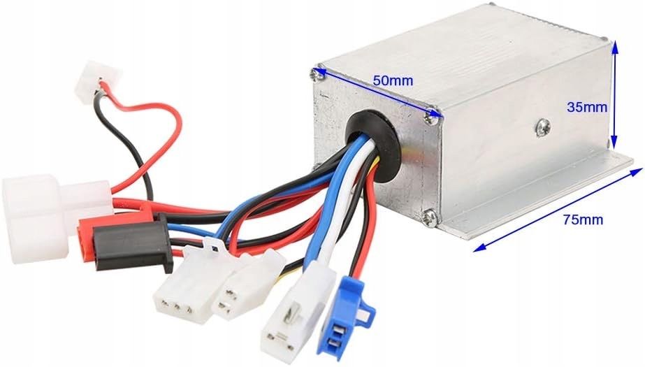 Regulator prędkości silnika DC, sterownik szczotkowy 24V 250W rower