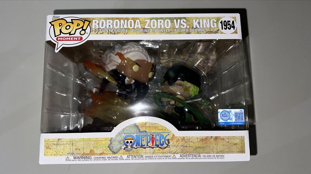 Funko pop moment one piece zoro vs king 1954