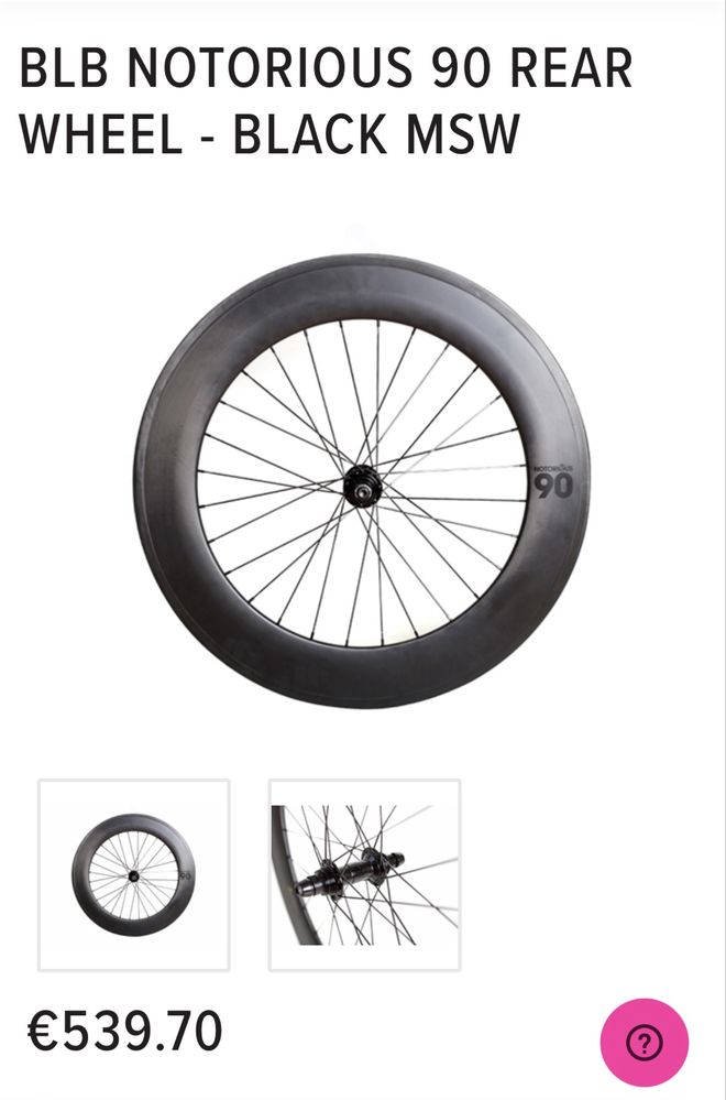 Koło rowerowe blb notorious 90 tylnie