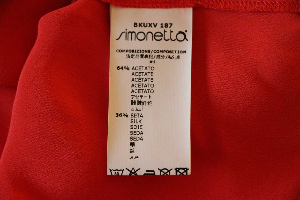 Blusa Simonetta (design italiano) (36% seda) 8 anos - menina