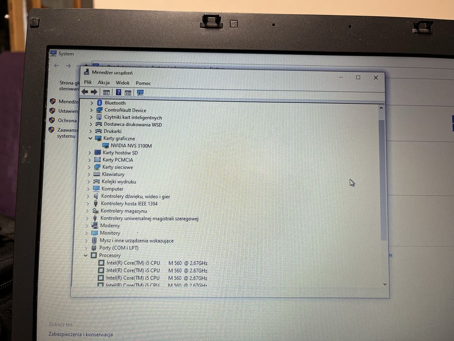 Laptop Dell E6510 8/250 SSD GB Intel Core i5