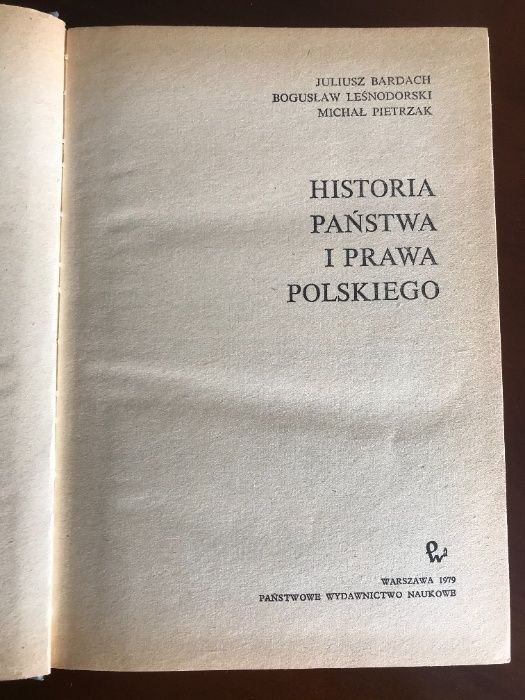 Historia Państwa i Prawa polskiego