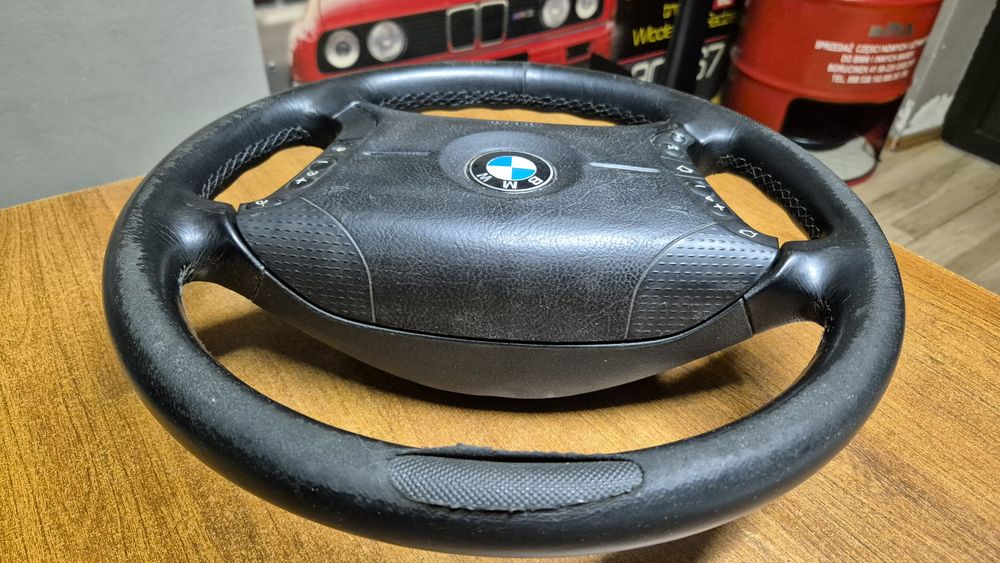 BMW E46 Kierownica Skóra Multifunkcja Poduszka AirBag Polift nr 16