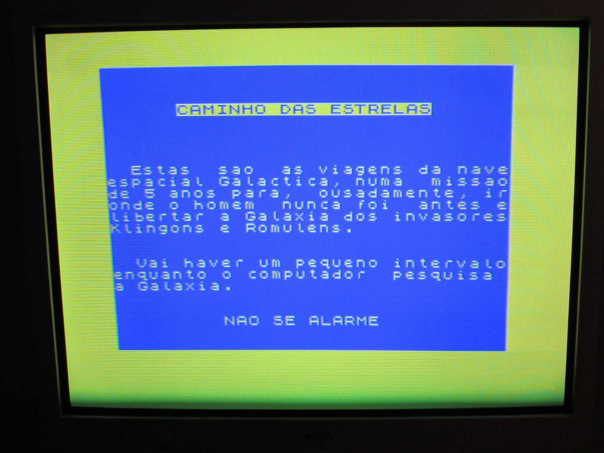 Jogo Sinclair Zx Spectrum Caminho das Estrelas Timex PT