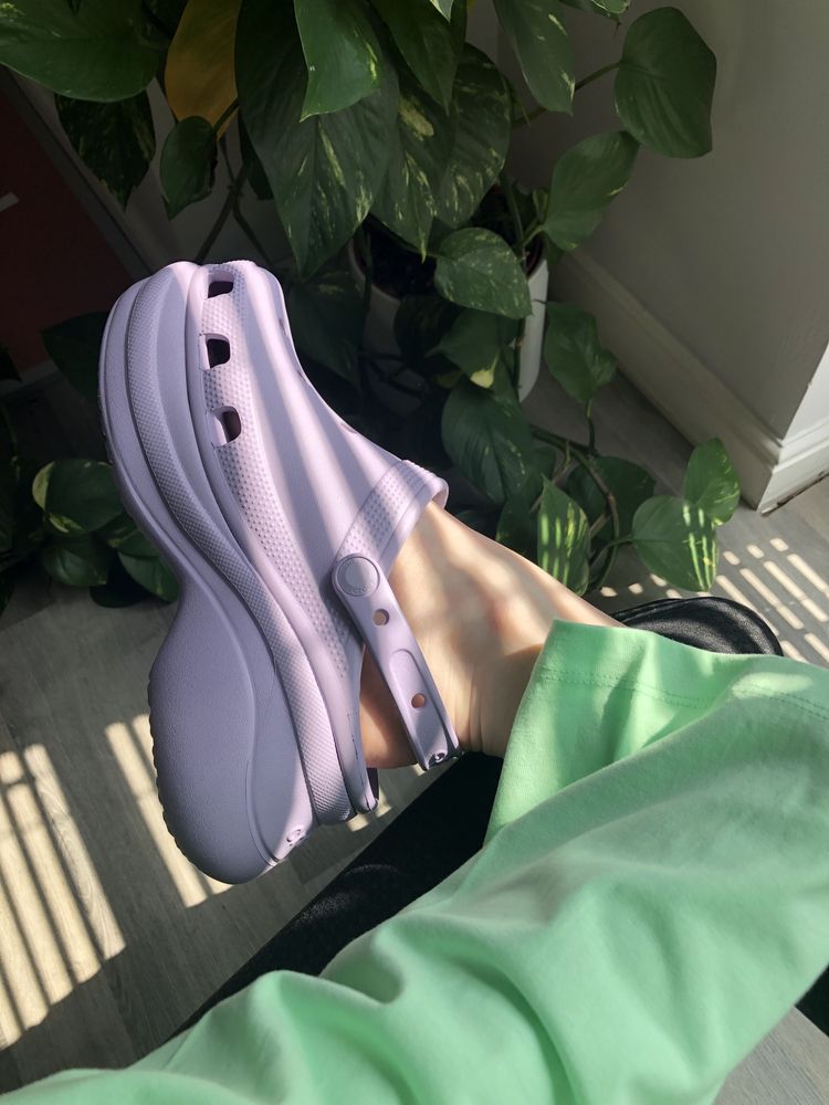 Оригинал! Кроксы высокие crocs bae платформа  35 36 37 38 39