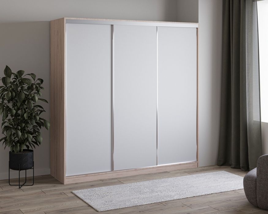 Duża szafa otwierana 200 cm funkcjonalna PROMOCJA