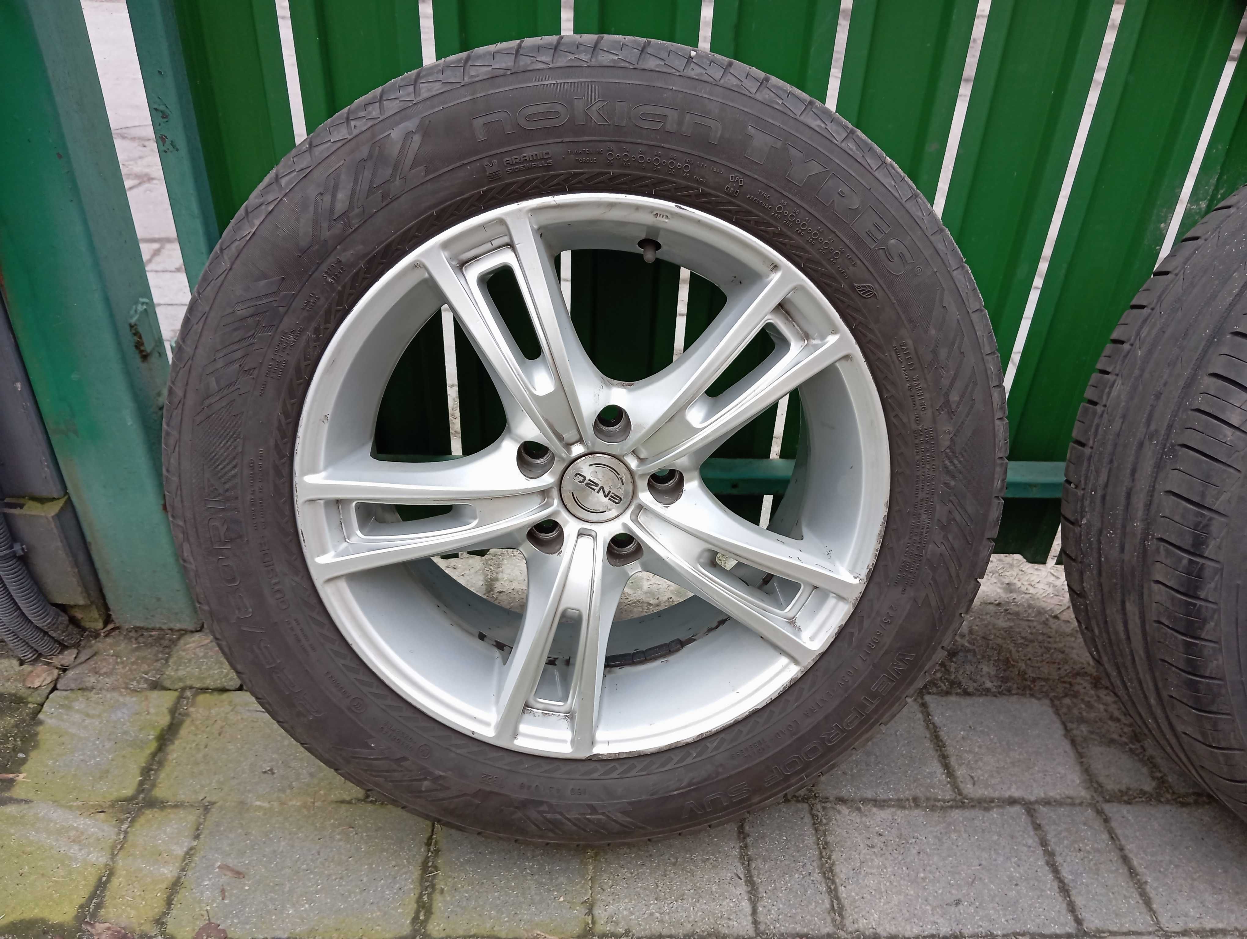 Koła Renault Koleos 225/60 R17 Opony Nokian 2022 Rok