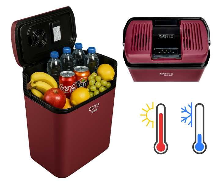 Lodówka turystyczna, samochodowa GLT-240 szara lub bordowa