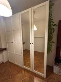 Szafa IKEA z drzwiami frontowymi lustra