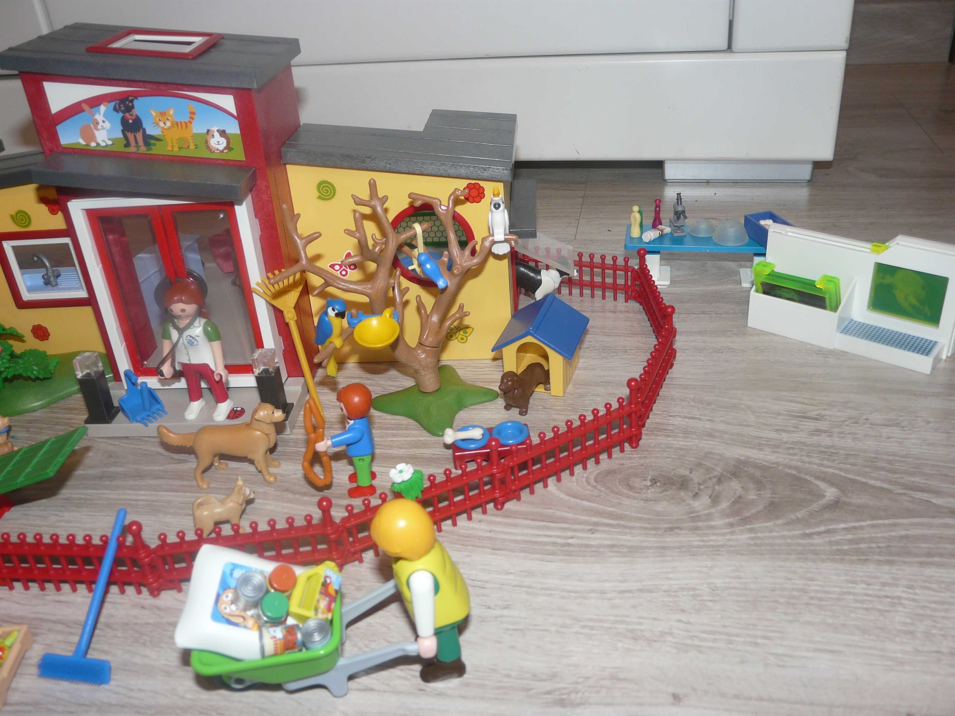 Playmobil hotel dla zwierząt z rentgenem