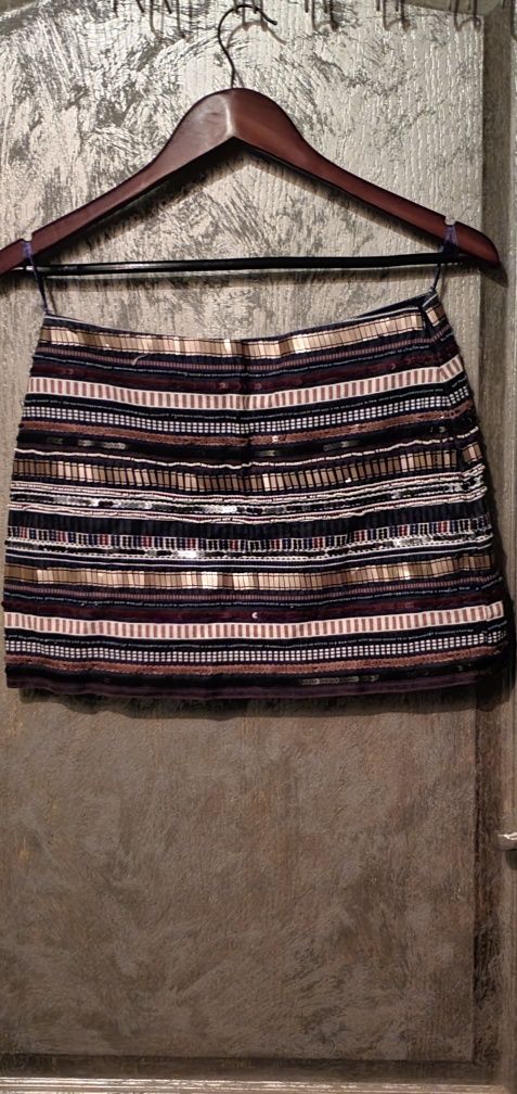 Spódnica cekiny Zara mini M