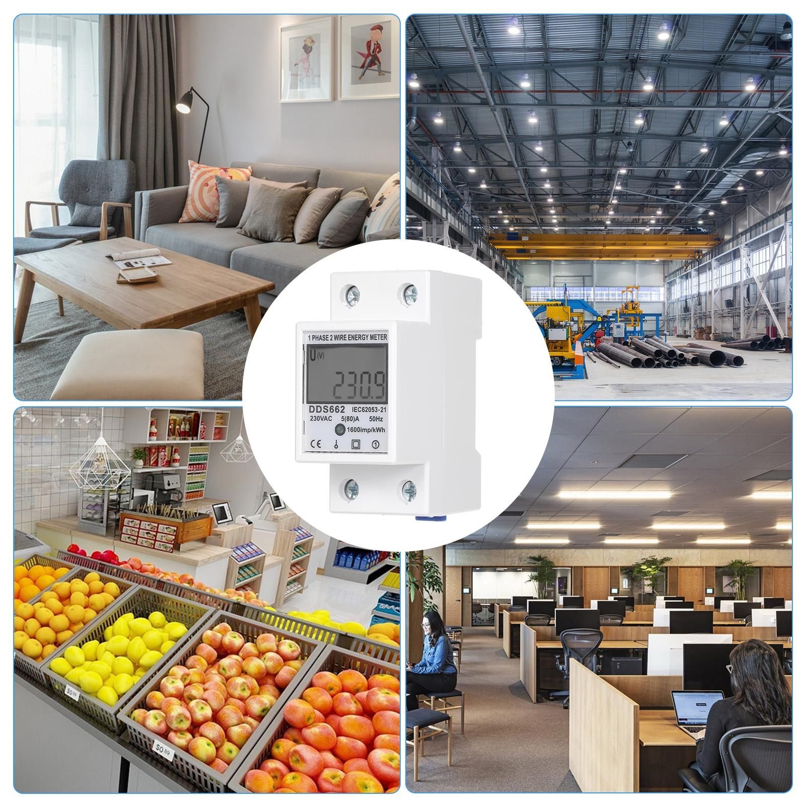 Medidor Eletrónico de Energia Monofásico DDS662 – EARU