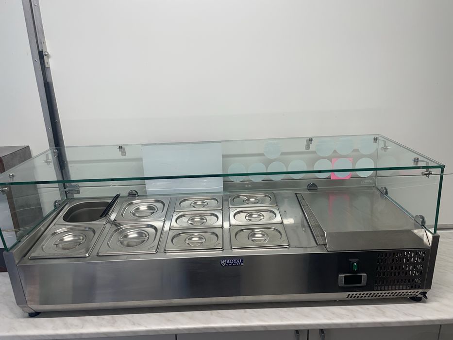 Nadstawka chłodnicza witryna na dodatki royal catering