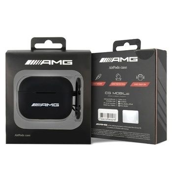 Oryginalne Etui AMG Silicone White Logo AMAP2RBK do AirPods Pro 2