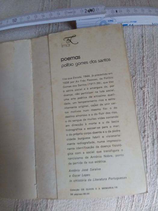 Poemas de Políbio Gomes dos Santos autor de Ansião Leiria