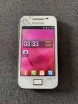 ХОРОШИЙ Телефон Samsung Galaxy Ace Белый Рабочий Батарея держит