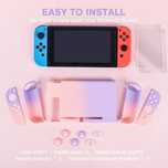 Etui case ochronne do nintendo switch dlseego z 2 szkłami hartowanymi