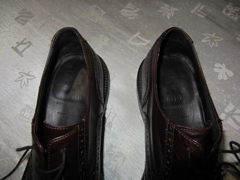 Шкіряні туфлі броги оксфорди Benci Brother
