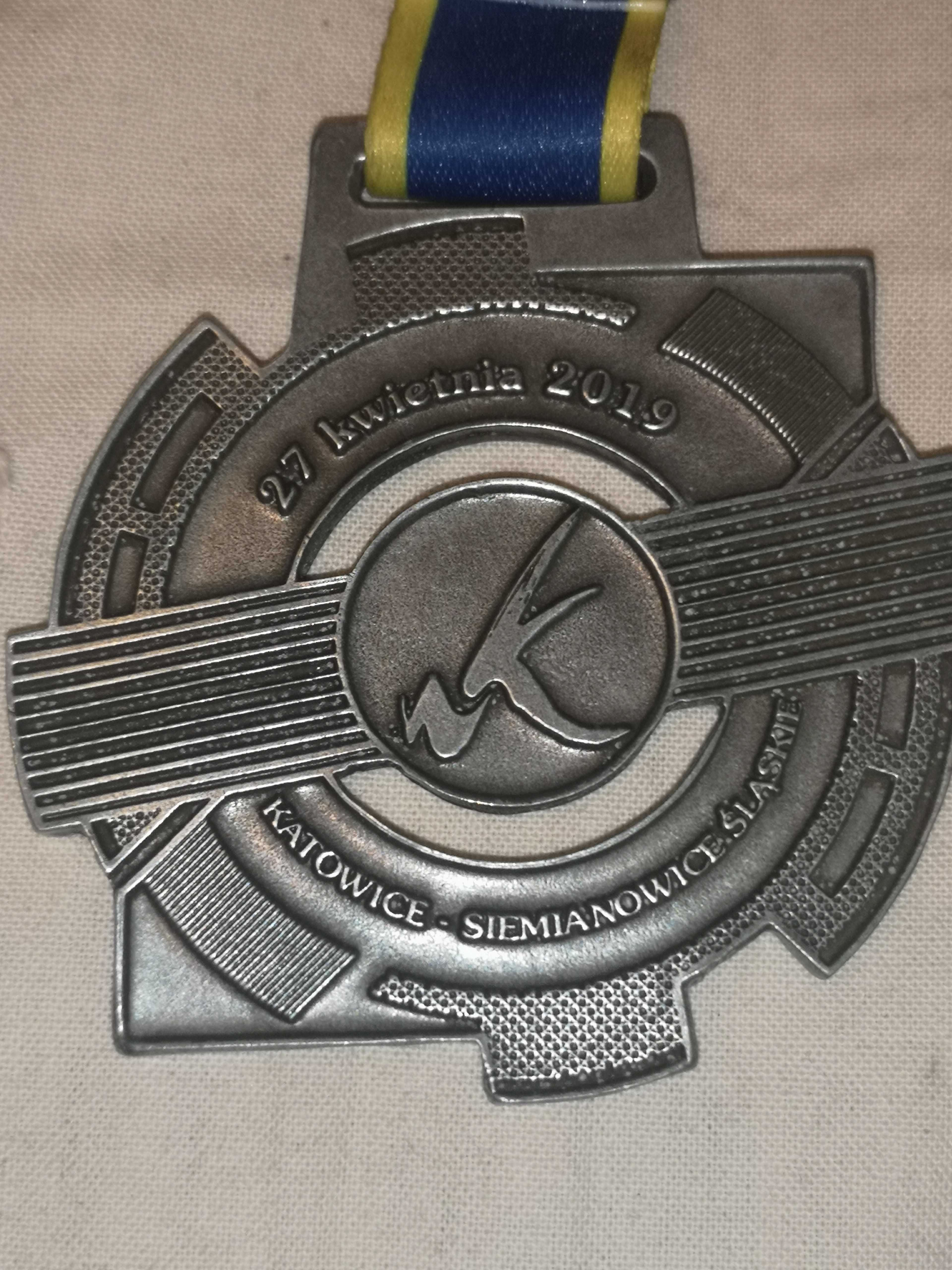 medal XXVI bieg uliczny Korfantego - 2019r