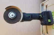 Zestaw Szlifierka kątowa Festool AGC 18-125 EB + tarcza + systainer