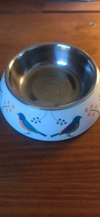 Taça Hunter Birds melamina e inox - NOVA