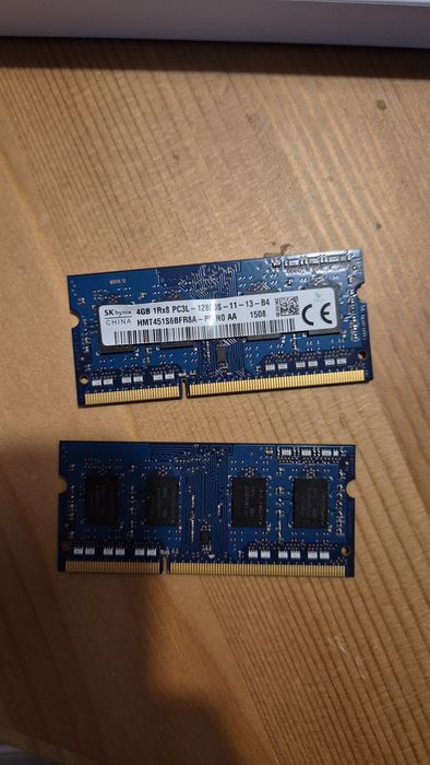 Pamięć RAM 2x4GB DDR3L